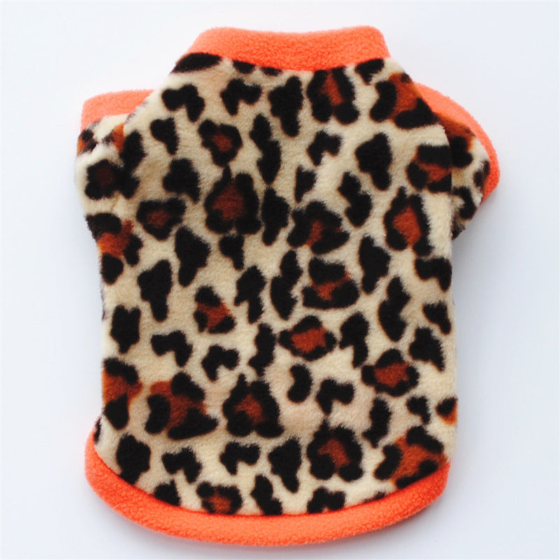 JMT-939786 Cozy Polar Fleece Hoodie for Pets - Autumn & Winter Styles Available in Various Colors and Prints
