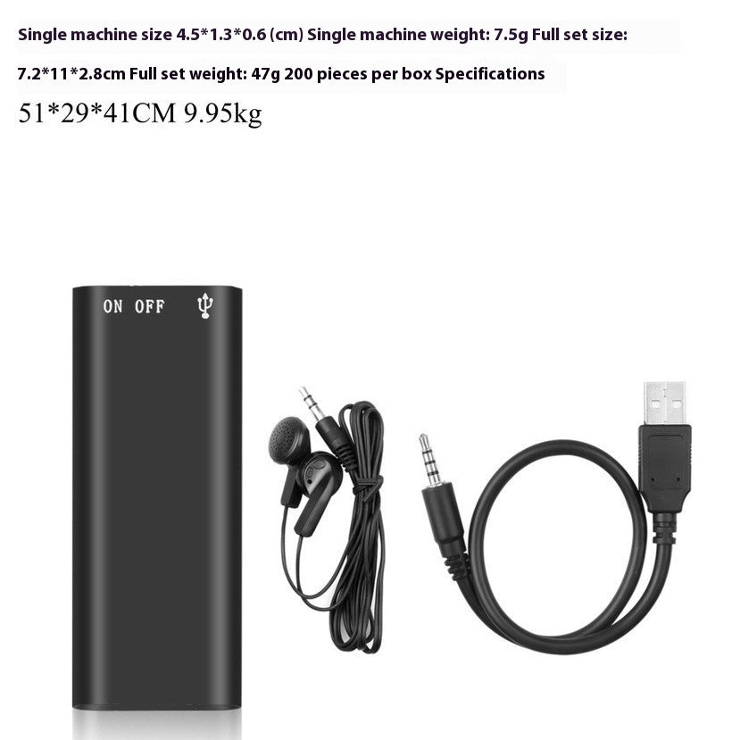 JMT-939978 Digital HD Recorder with 15 Hours Playback and 8GB/16GB/32GB Storage Options