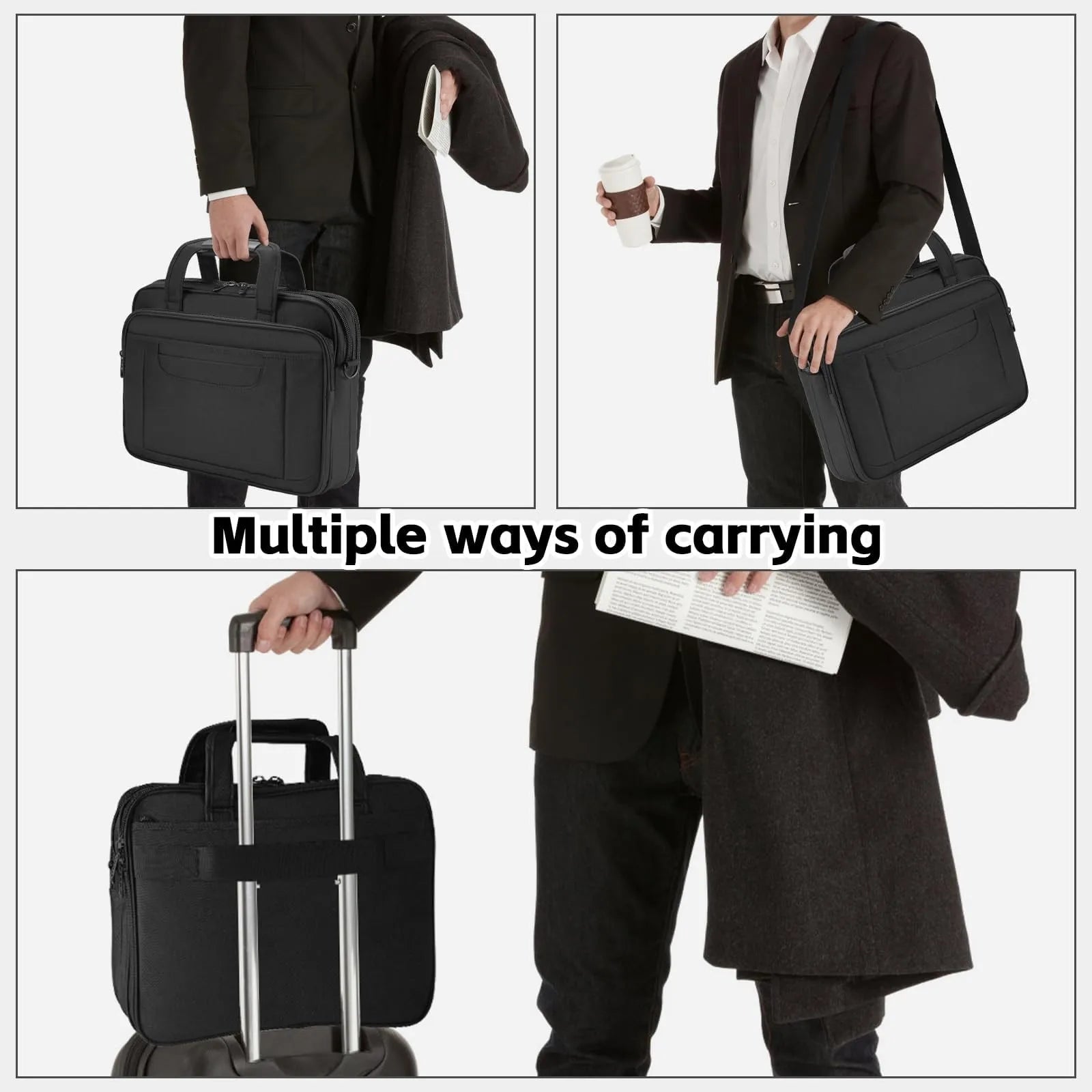 JMT-939978 Water-Repellent 17 Inch Laptop Bag for 16 Inch Computers