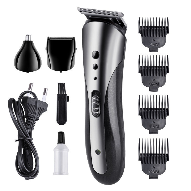 JMT-940298 Electric Stainless Steel Hair Clipper for Wet and Dry Shaving - 8-Hour Charge, Washable Design