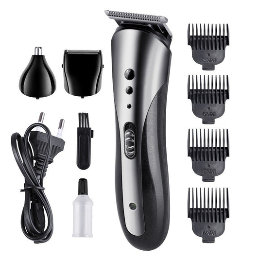 JMT-940298 Electric Stainless Steel Hair Clipper for Wet and Dry Shaving - 8-Hour Charge, Washable Design