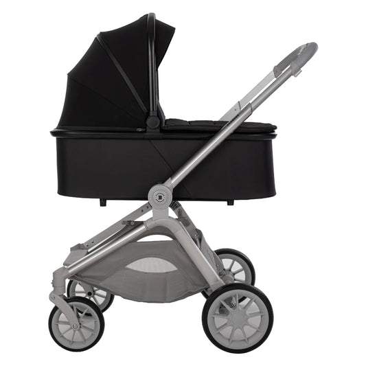 JMT-940298 Lightweight 3-in-1 Baby Stroller with Folding Carrier, Carry Cot, and Large Wheels