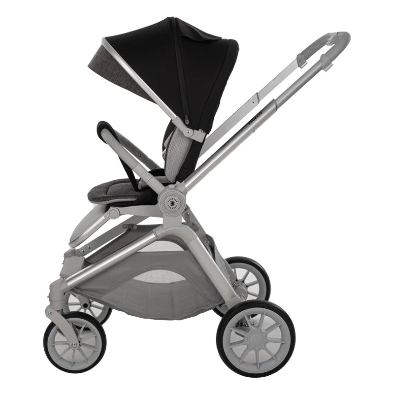 JMT-940298 Lightweight 3-in-1 Baby Stroller with Folding Carrier, Carry Cot, and Large Wheels