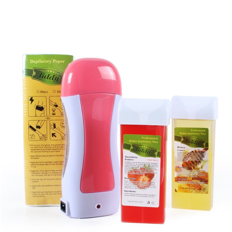 JMT-940554 Efficient Roller Wax Hair Removal Set – 40W, 100ml Capacity, Dual Voltage