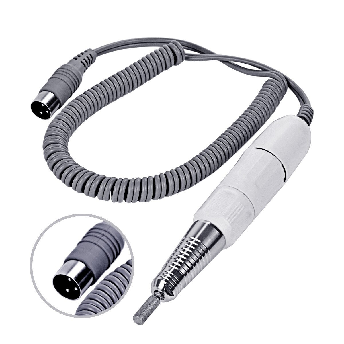 JMT-940618 Electric Multifunctional Nail Polisher 65W with LCD Display, 35000rpm Speed, Portable Handle and Dual Control Modes