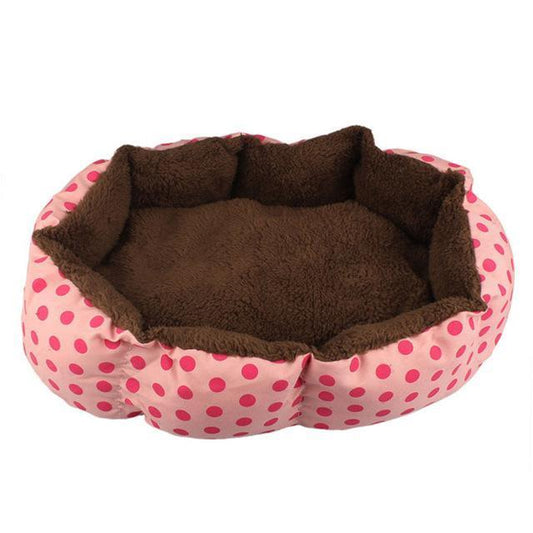 JMT-940618 Soft Fleece Plush Pet Bed House for Dogs and Cats - 36cm x 30cm, Available in Multiple Colors