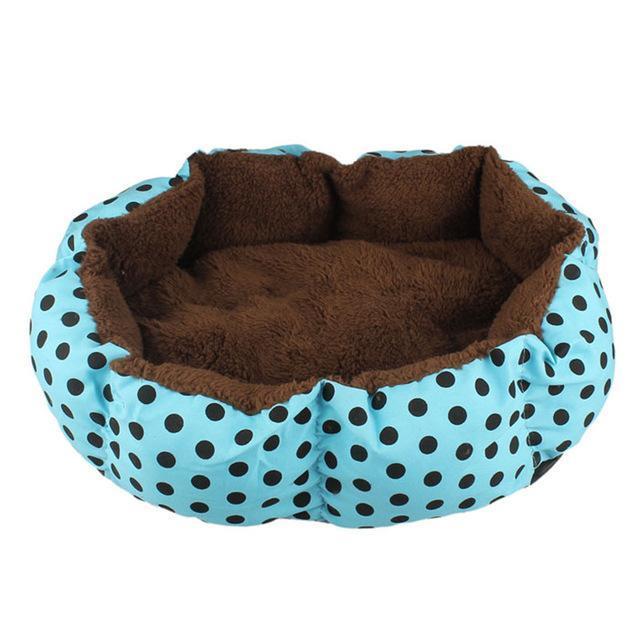 JMT-940618 Soft Fleece Plush Pet Bed House for Dogs and Cats - 36cm x 30cm, Available in Multiple Colors