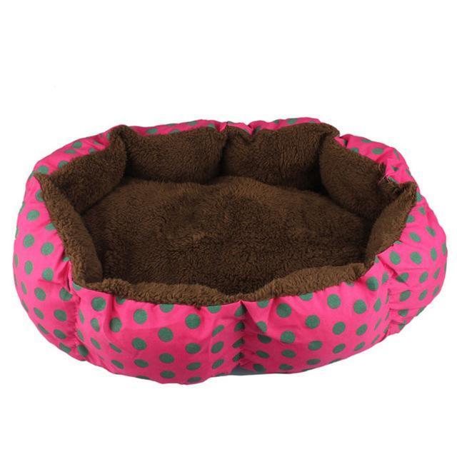 JMT-940618 Soft Fleece Plush Pet Bed House for Dogs and Cats - 36cm x 30cm, Available in Multiple Colors