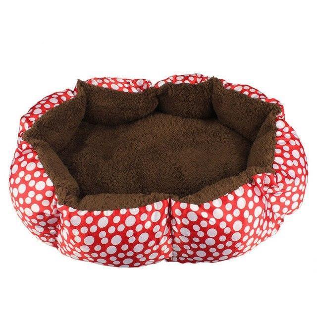 JMT-940618 Soft Fleece Plush Pet Bed House for Dogs and Cats - 36cm x 30cm, Available in Multiple Colors