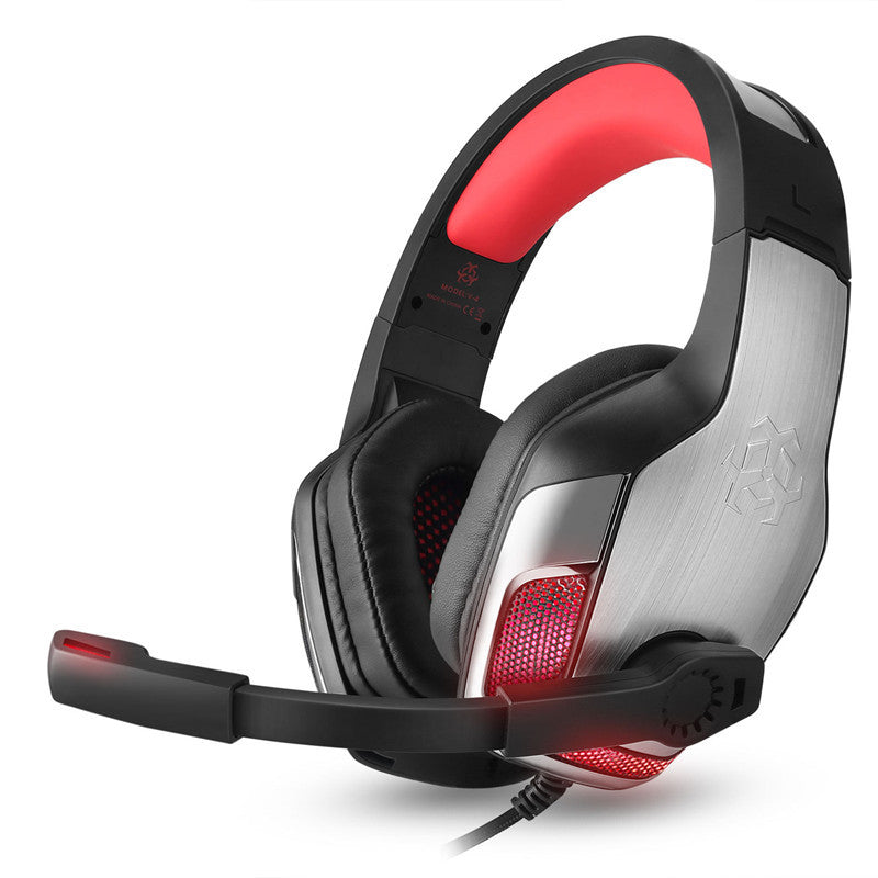 JMT-940810 Heavy Bass Wired Headphones with Luminous Design and Built-in Microphone