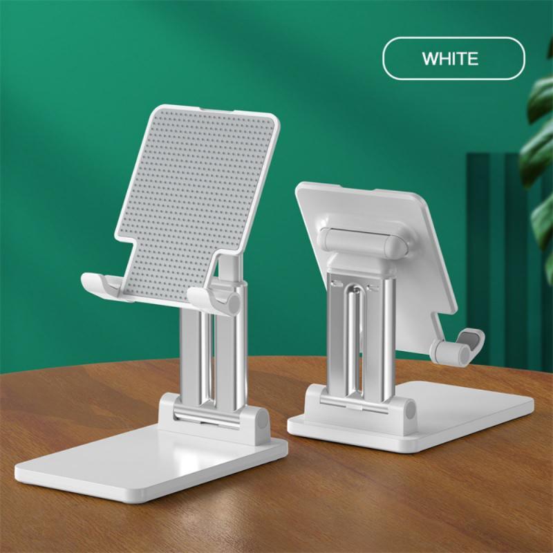 JMT-941322 Universal Dual-Rod Adjustable Bracket for Phablet Devices - Desktop Stand in Black or White