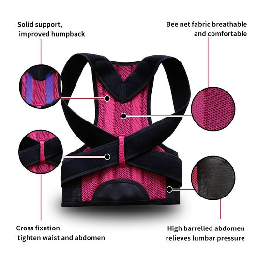 JMT-941706 Humpback Posture Correction Belt for Enhanced Comfort and Support - Unisex, Multiple Sizes Available