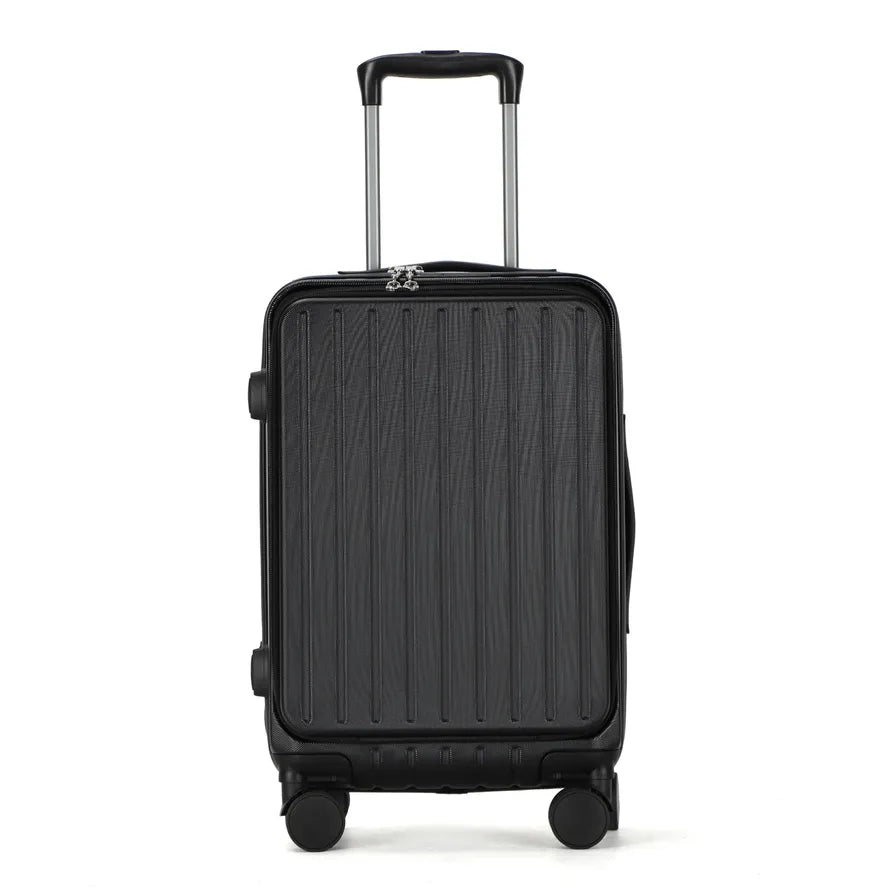 JMT-942026 Lightweight Aluminium Trolley Suitcase with Laptop Compartment for Travel