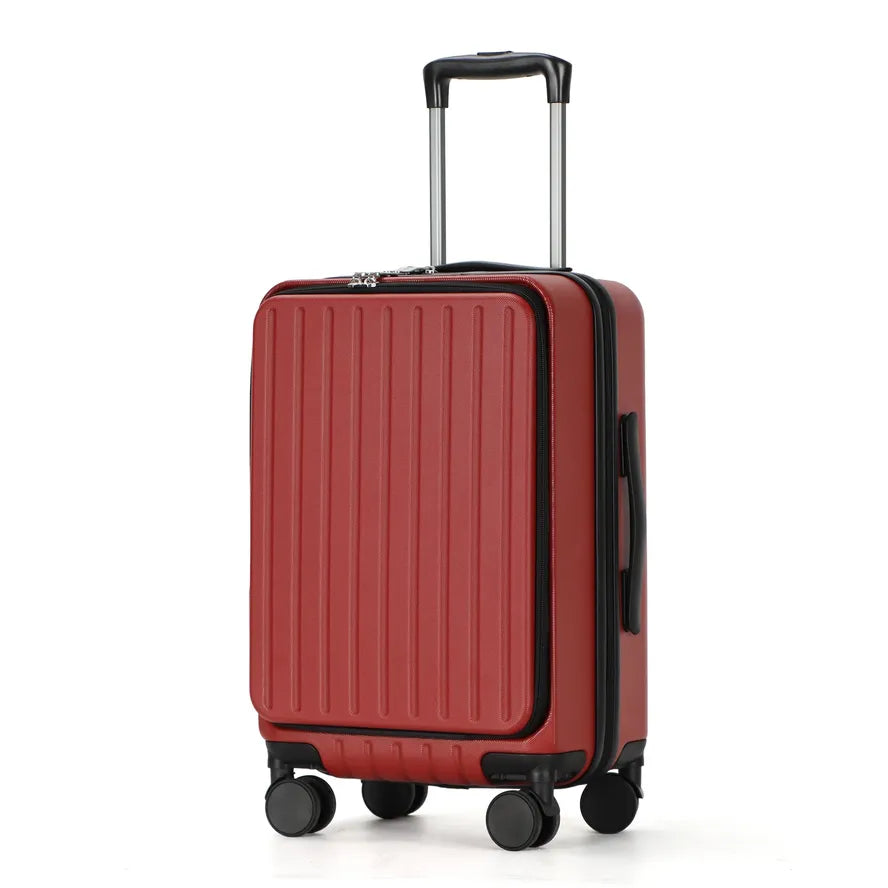 JMT-942026 Lightweight Aluminium Trolley Suitcase with Laptop Compartment for Travel