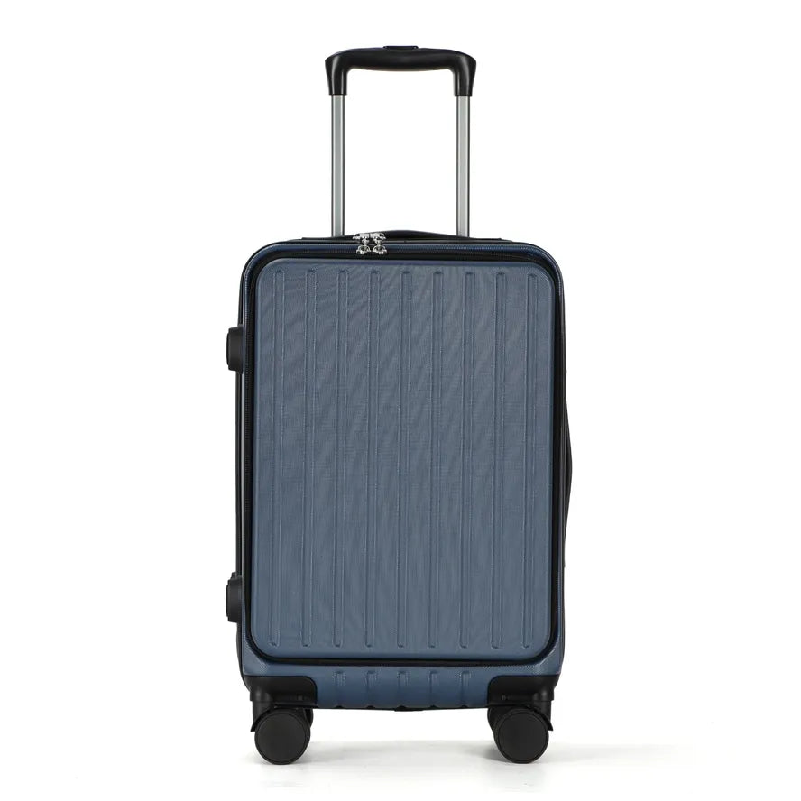 JMT-942026 Lightweight Aluminium Trolley Suitcase with Laptop Compartment for Travel
