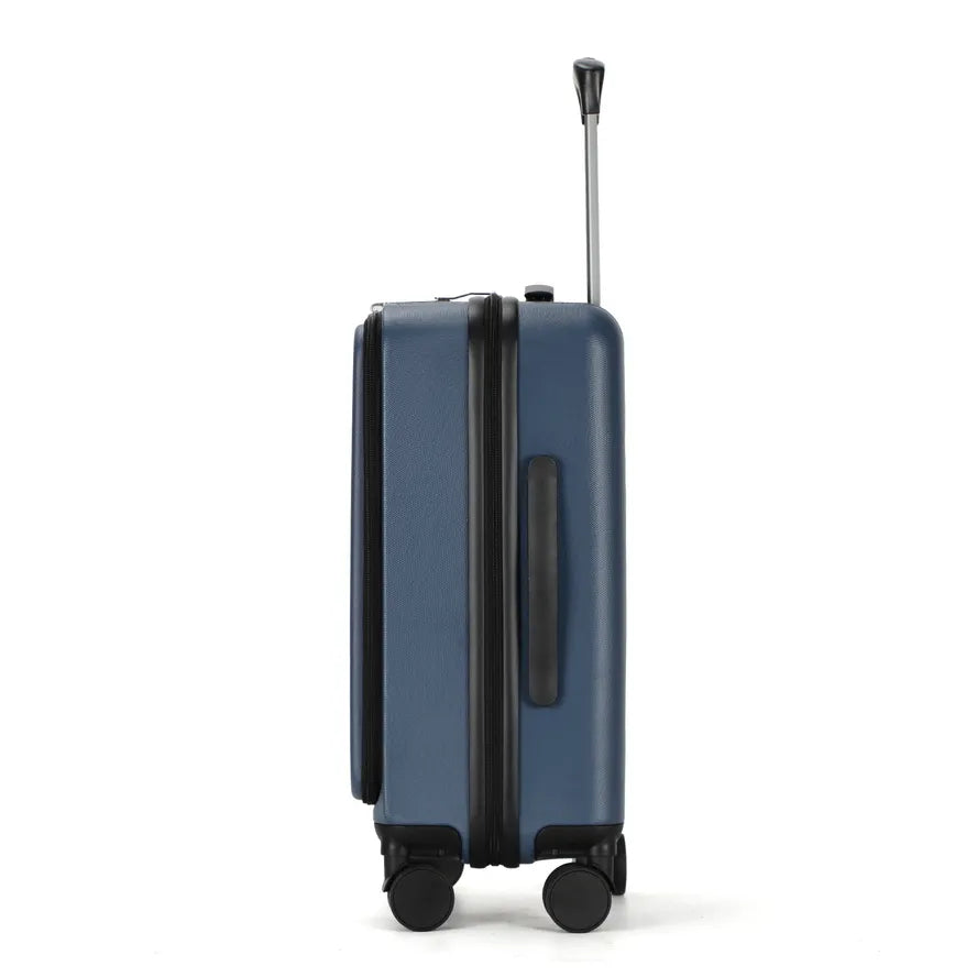 JMT-942026 Lightweight Aluminium Trolley Suitcase with Laptop Compartment for Travel