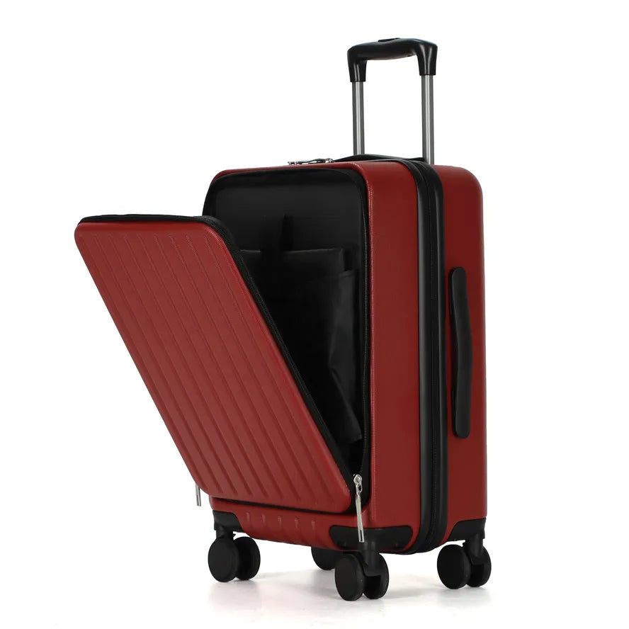 JMT-942026 Lightweight Aluminium Trolley Suitcase with Laptop Compartment for Travel