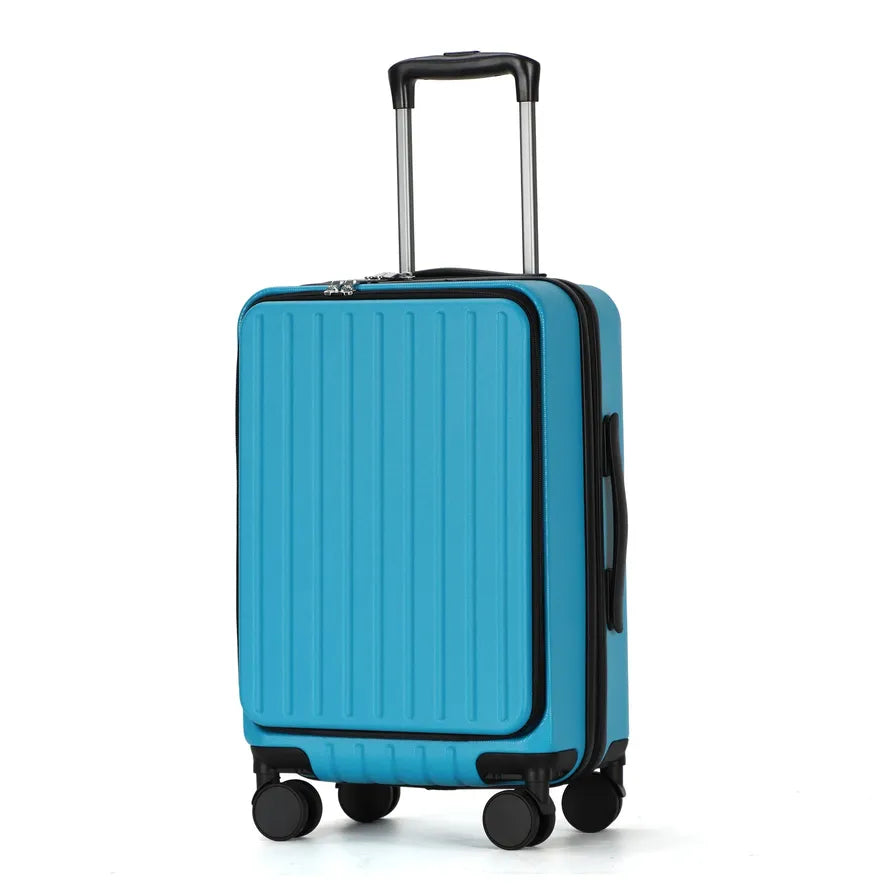 JMT-942026 Lightweight Aluminium Trolley Suitcase with Laptop Compartment for Travel