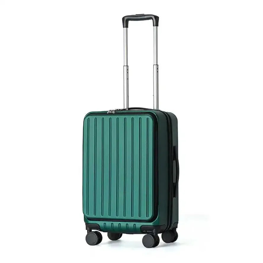 JMT-942026 Lightweight Aluminium Trolley Suitcase with Laptop Compartment for Travel