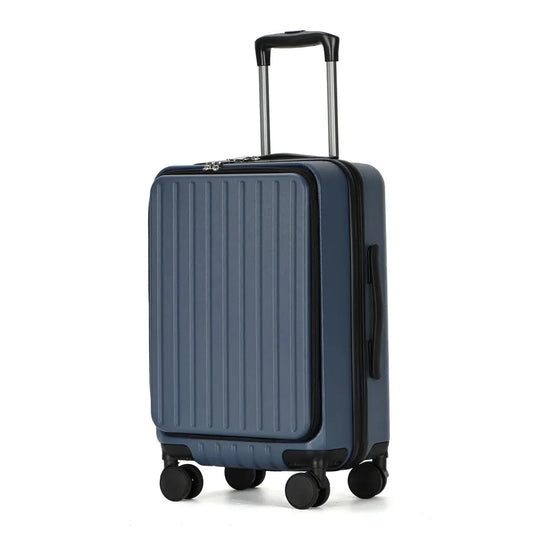 JMT-942026 Lightweight Aluminium Trolley Suitcase with Laptop Compartment for Travel