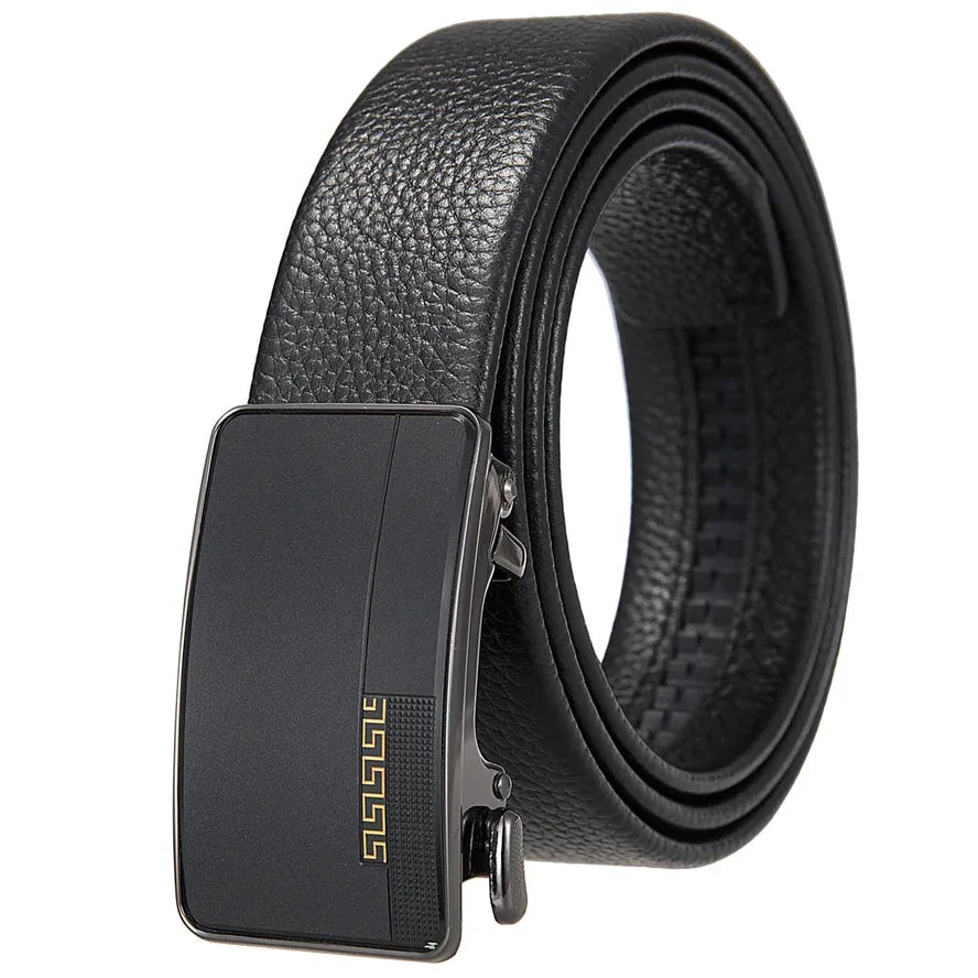 JMT-942218 Men's First Layer Cowhide Automatic Buckle Belt - Personalised Style