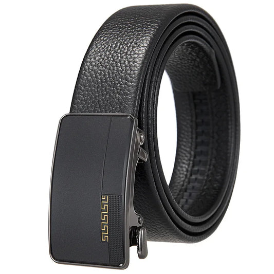 JMT-942218 Men's First Layer Cowhide Automatic Buckle Belt - Personalised Style