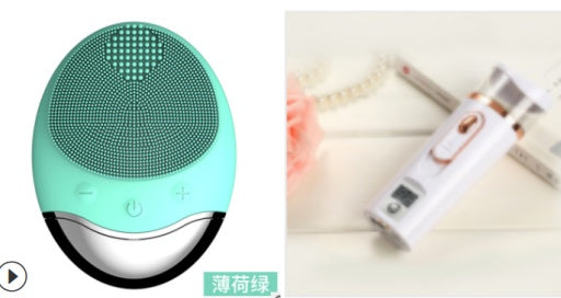 JMT-942602 Electric Bamboo Charcoal Silicone Cleansing Device for Deep Pore Cleanse and Skin Rejuvenation