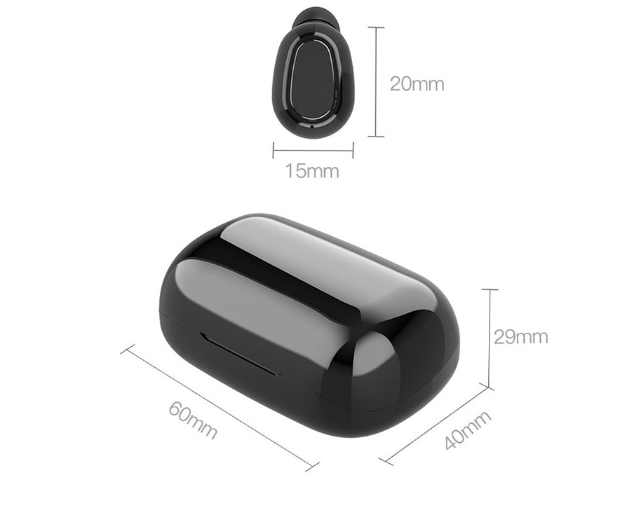 JMT-942602 L22 Wireless Bluetooth Mini Earphones with Voice Control and Multi-Point Connection