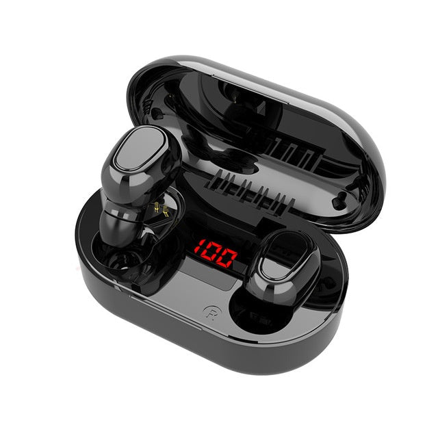 JMT-942602 L22 Wireless Bluetooth Mini Earphones with Voice Control and Multi-Point Connection