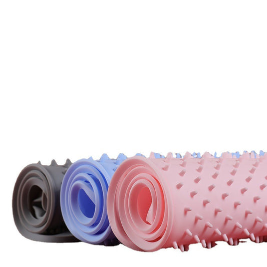 JMT-942922 Cat Foot Pad for Litter Box Area - Prevents Rubbing and Mess, Available in Gray, Pink, Blue, and Purple, Dimensions: 52cm x 36cm