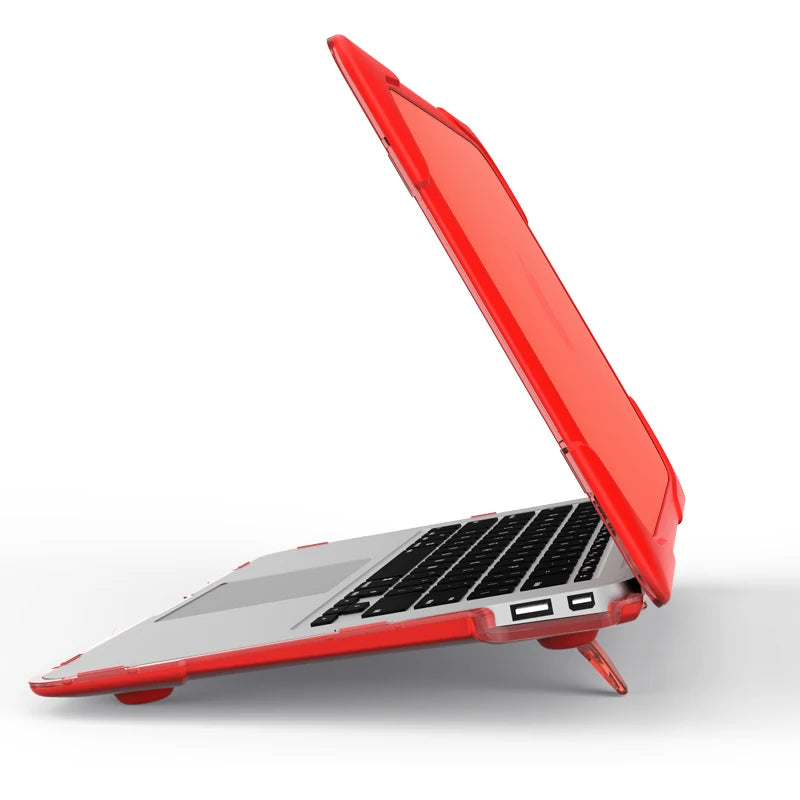 JMT-943434 Cooling Design Foldable Stand Hardshell Case for MacBook Pro 13 with Touch Bar, Models A1706, A1708, A1989, A2159