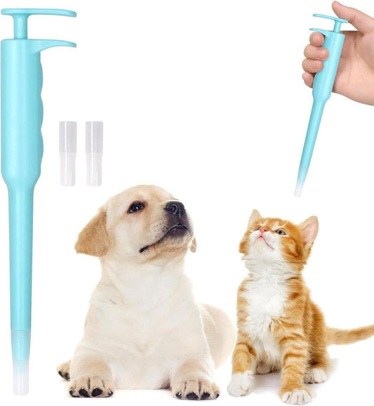 JMT-943690 Pet Pill Dispenser with Soft Silicone Tip for Easy Medication Administration for Cats, Dogs, and Small Animals