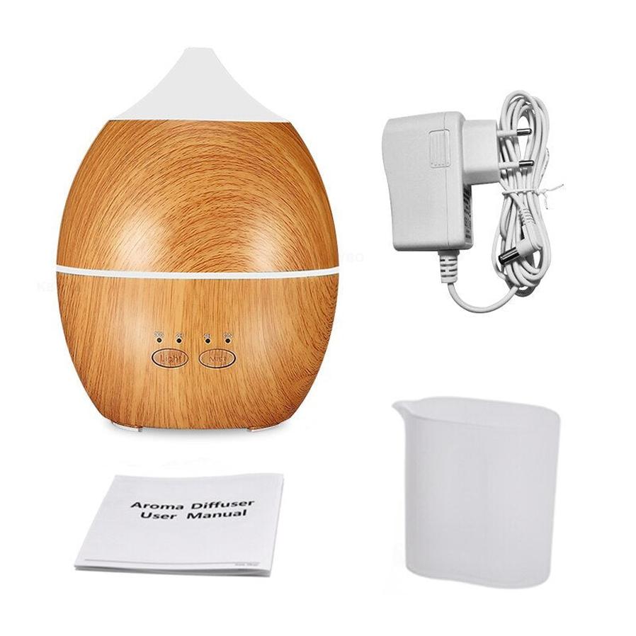 JMT-943754 Ultrasonic Wood Grain Aroma Diffuser for Home Humidification, 11-20㎡ Coverage