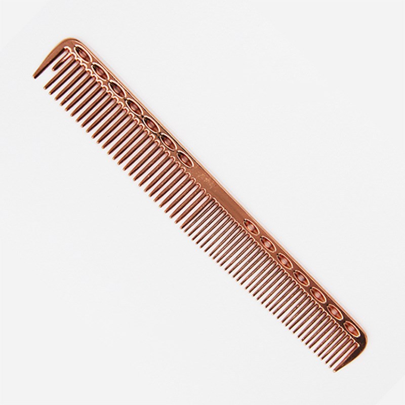 JMT-944138 Space Aluminum Haircut Comb in Rose Gold, Silver, Gold, and Bronze – Perfect for Salon and Home Use