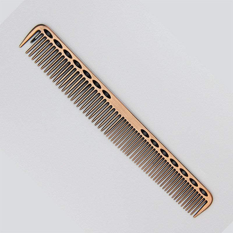 JMT-944138 Space Aluminum Haircut Comb in Rose Gold, Silver, Gold, and Bronze – Perfect for Salon and Home Use