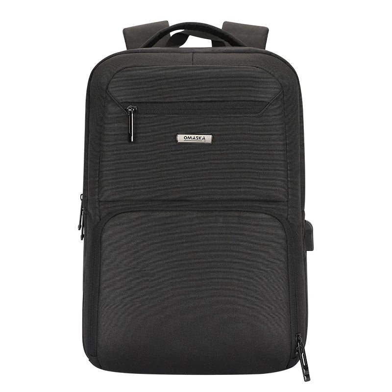 JMT-944778 Stylish and Functional USB Charging Computer Backpack for Men