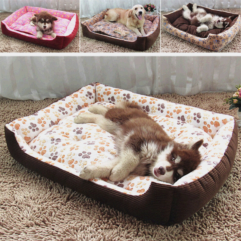 JMT-945226 Soft Plush Dog and Cat Bed - Warm Cushion Sleep Basket for Small Pets, Multiple Sizes Available