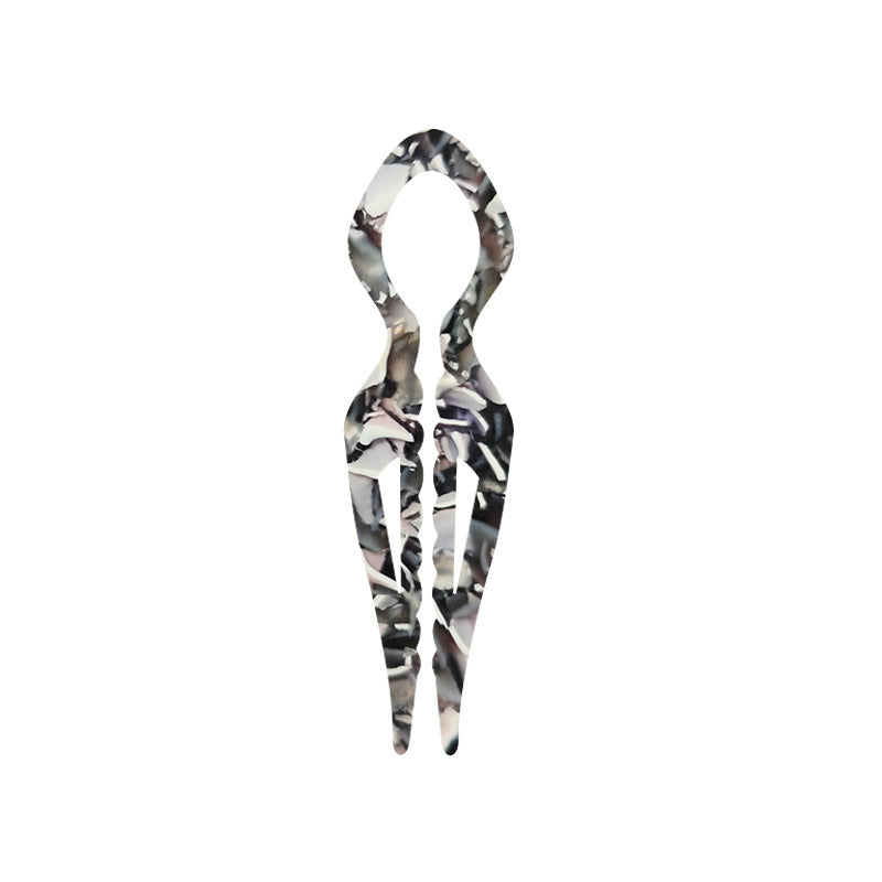 JMT-945290 Elegant Non-slip U-shaped Hairpin in Various Colors and Prints