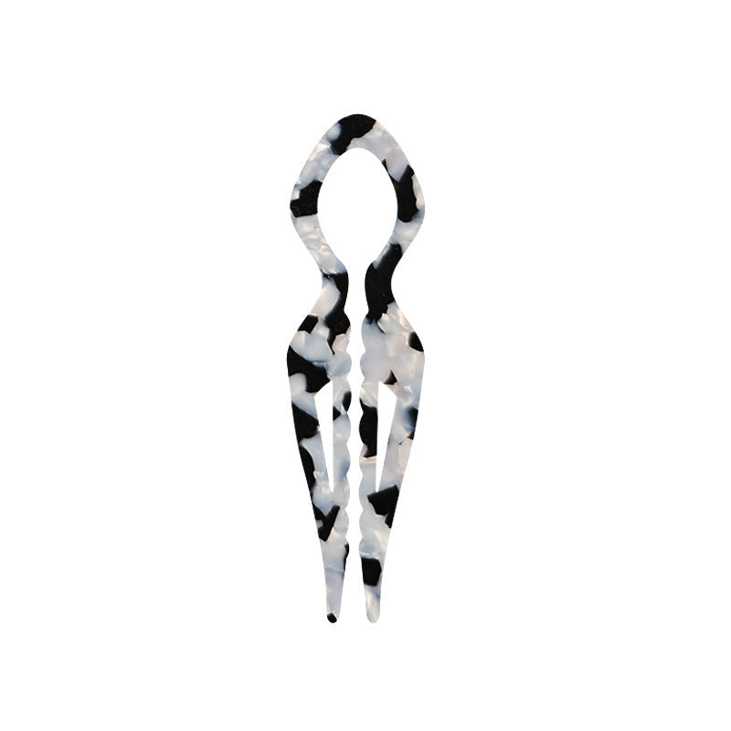 JMT-945290 Elegant Non-slip U-shaped Hairpin in Various Colors and Prints