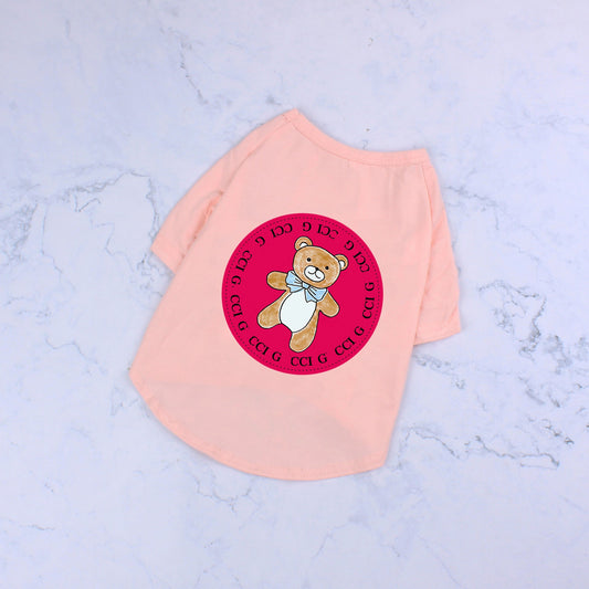 JMT-945546 Cotton Short Sleeve T-Shirt for Pets - Casual and Comfortable Wear