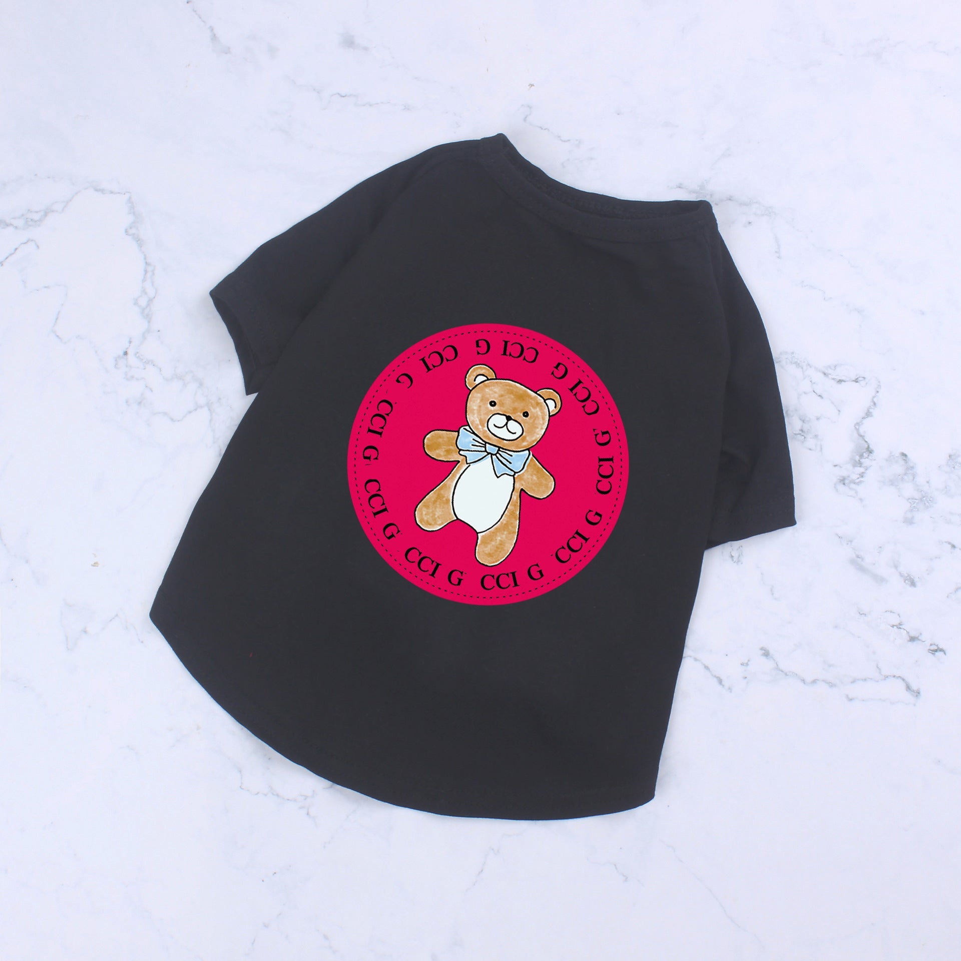 JMT-945546 Cotton Short Sleeve T-Shirt for Pets - Casual and Comfortable Wear