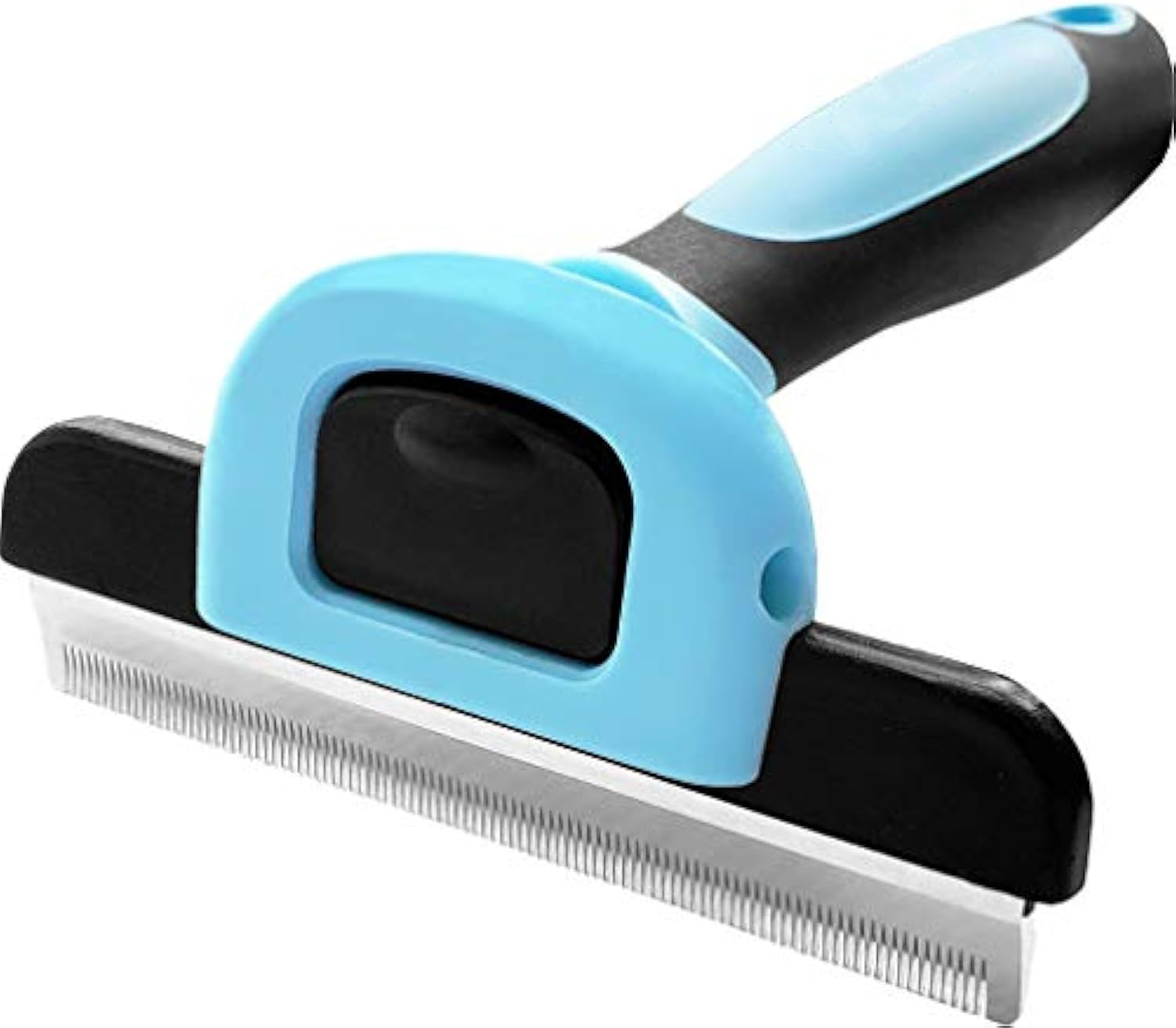 JMT-945994 Pet De-Shedding Comb Tool with Ergonomic Non-Slip Handle – Easily Removes Fur and Reduces Allergens