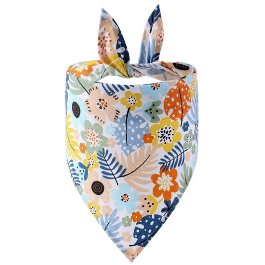 JMT-946378 Summer Fruit Cartoon Dog Saliva Towel - Lemon, Pineapple, Avocado & More - 65x45cm Cloth Design