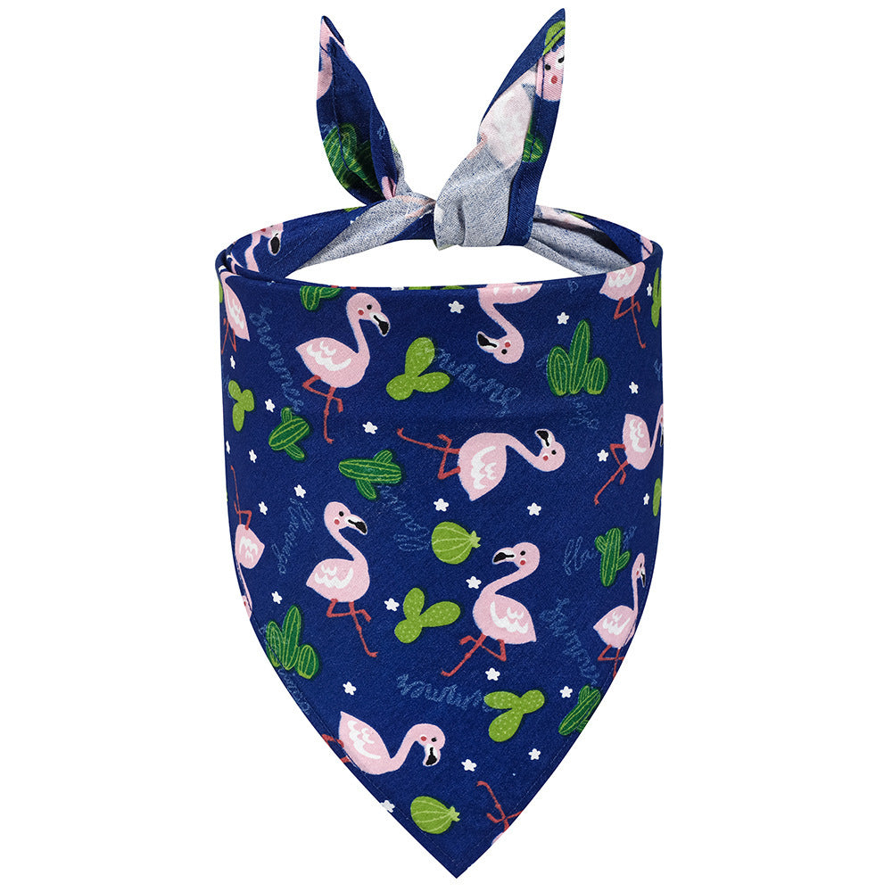 JMT-946378 Summer Fruit Cartoon Dog Saliva Towel - Lemon, Pineapple, Avocado & More - 65x45cm Cloth Design