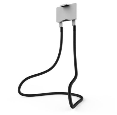 JMT-946762 Versatile Black Neck Bracket: Multi-Function Mobile Phone Support with Selfie Stick Feature