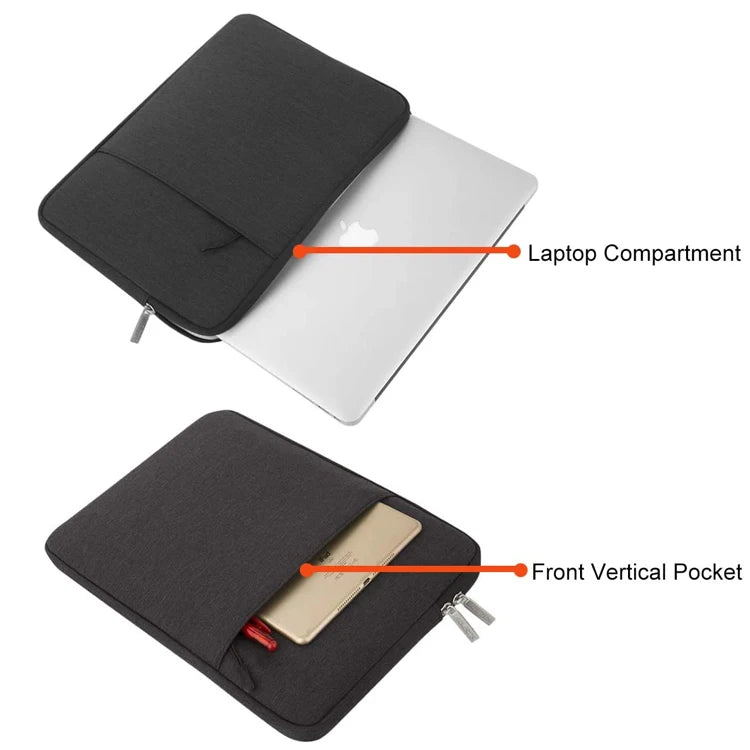 JMT-946890 Neoprene Laptop Sleeve for 13 14 15 17 Inch Computers and Notebooks