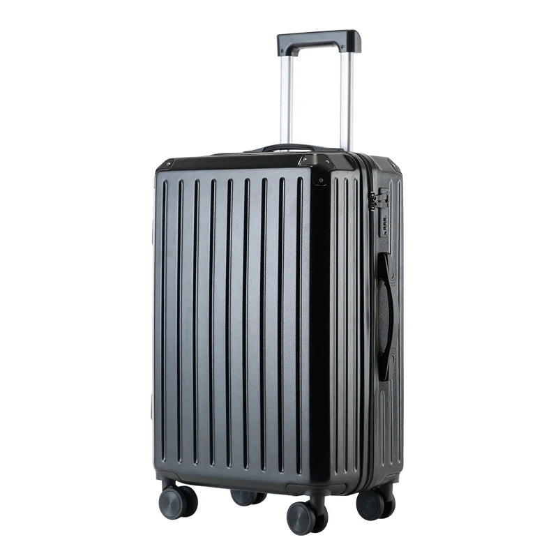 JMT-946954 Lightweight Horizontal Trolley Suitcase with Multi-Wheeled Design for Easy Travel