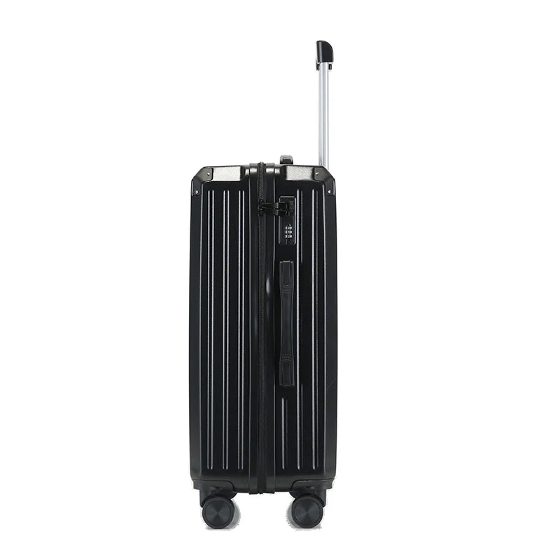JMT-946954 Lightweight Horizontal Trolley Suitcase with Multi-Wheeled Design for Easy Travel