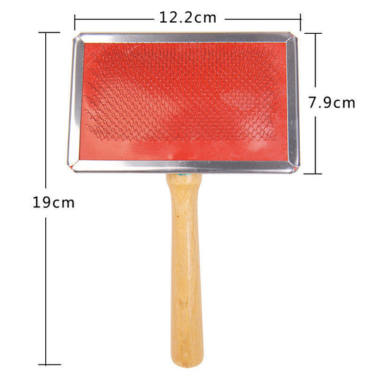 JMT-947146 Wooden Handle Pet Comb for Dogs and Cats – Solid Wood Beauty Comb with Needle, Available in Multiple Sizes