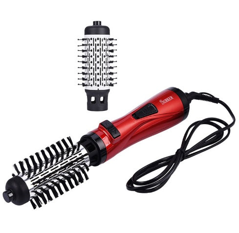 JMT-947210 2 in 1 Multifunctional Hair Dryer Rotary Brush & Curling Iron Styling Tool with 3-Speed Temperature Control